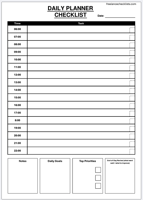 Daily Planner Checklist - Image 7
