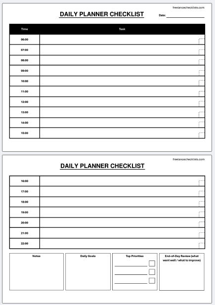 Daily Planner Checklist - Image 3