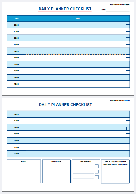 Daily Planner Checklist - Image 2