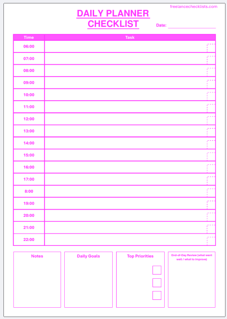 Daily Planner Checklist - Image 8