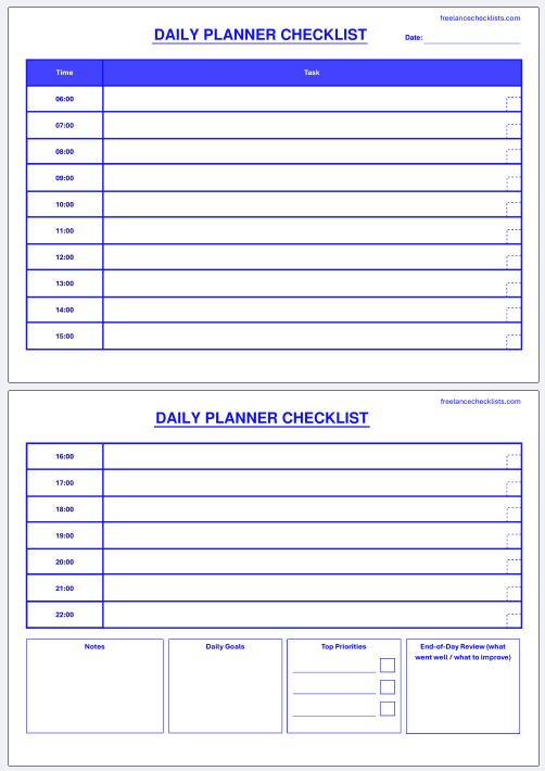Daily Planner Checklist - Image 5