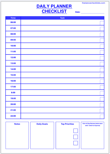 Daily Planner Checklist - Image 9