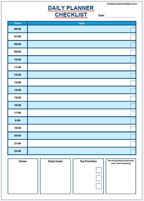 Daily Planner Checklist - Image 6
