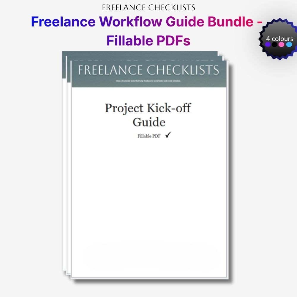 Freelance Workflow Guide Bundle – Kick-off Guide, Onboarding Guide, Offboarding Guide