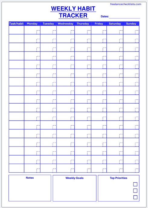Weekly Habit Tracker - Image 8