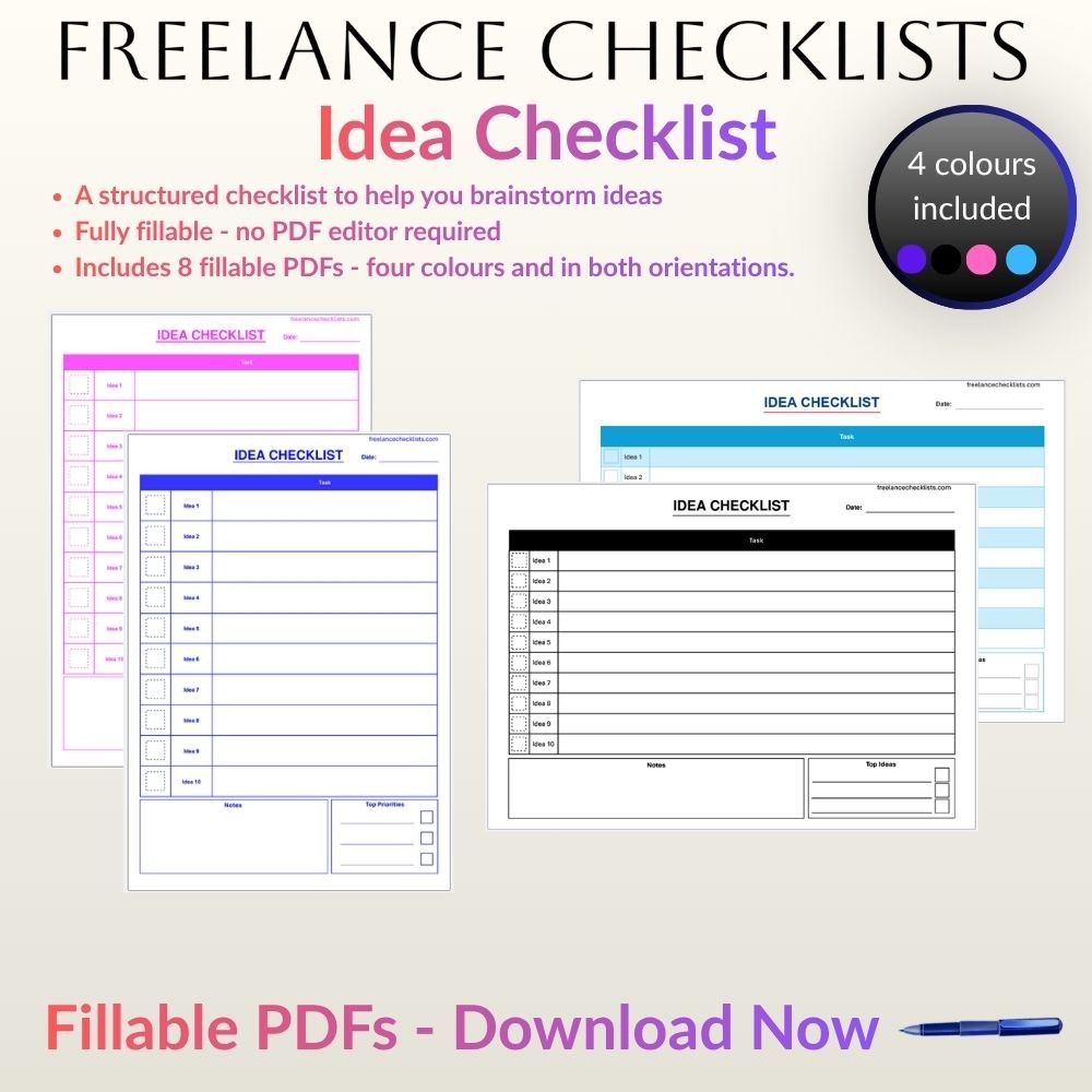Idea Checklist