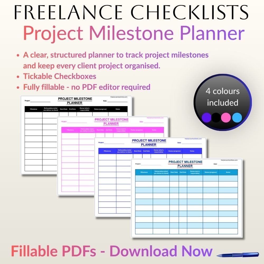 Project Milestone Planner