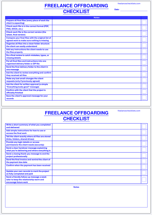 Freelance Offboarding Checklist - Image 3