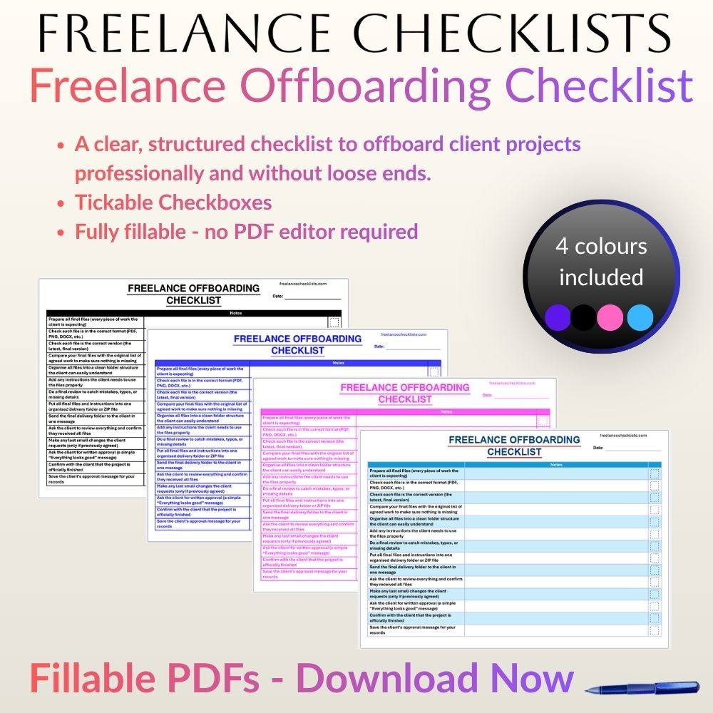 Freelance Offboarding Checklist