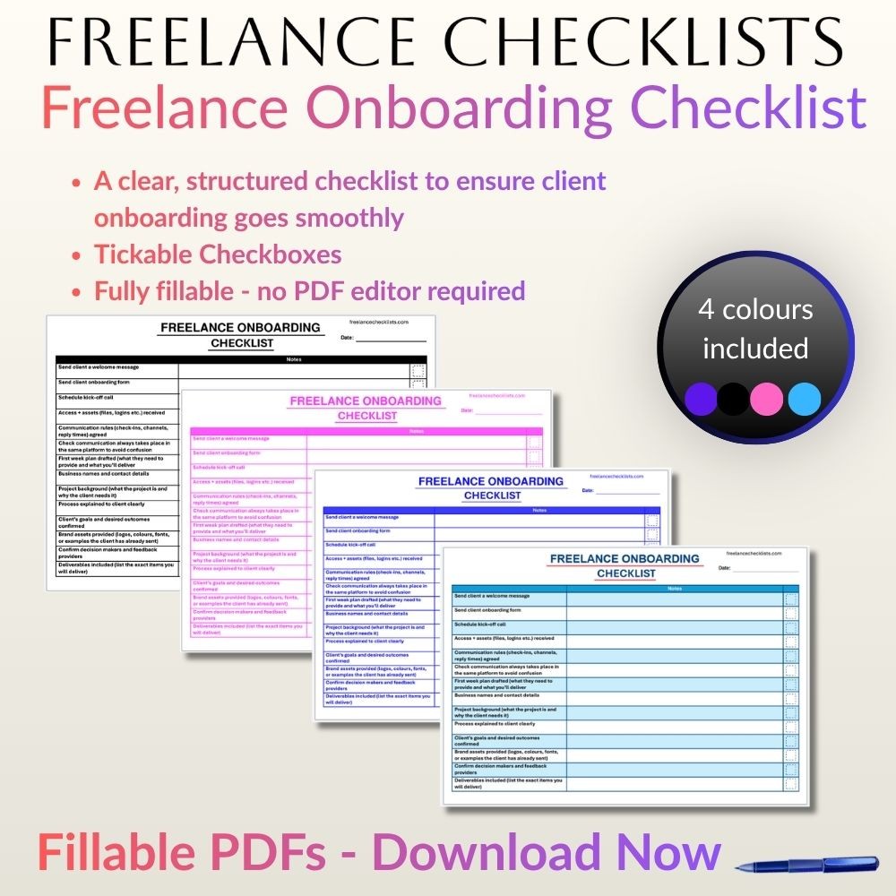 Freelance Onboarding Checklist