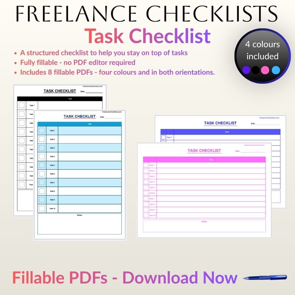 Task Checklist
