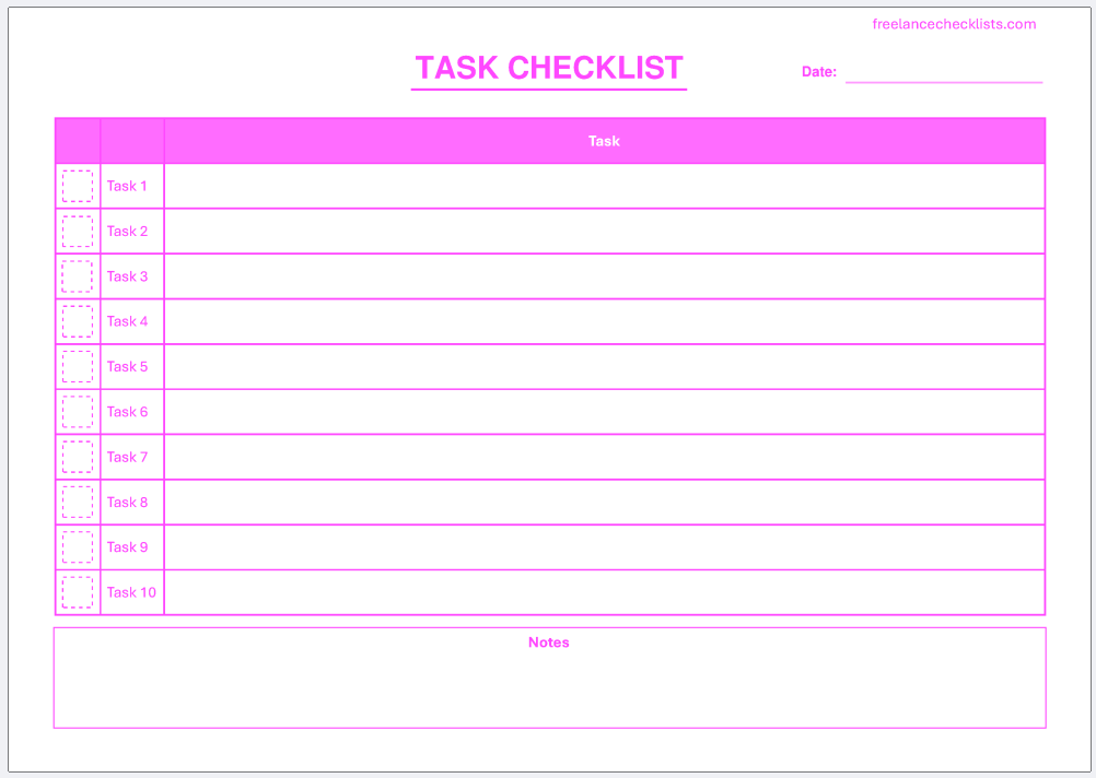 Task Checklist - Image 4