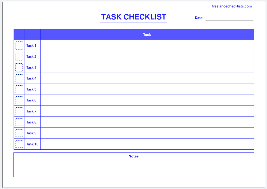 Task Checklist - Image 5
