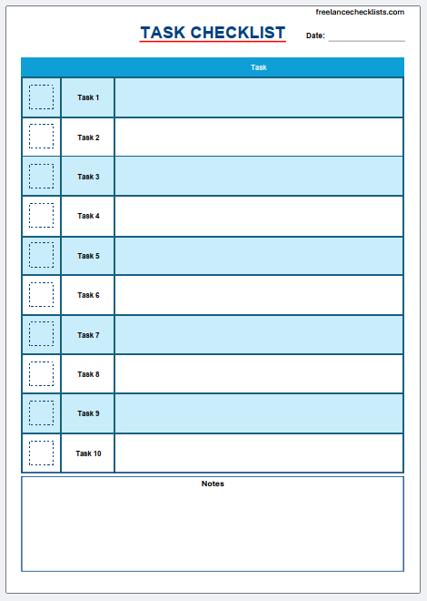 Task Checklist - Image 9