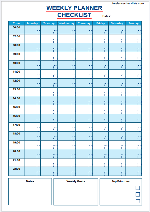 Planner Checklist Bundle (Daily Planner Checklist + Weekly Planner Checklist + Monthly Planner Checklist) - Image 14