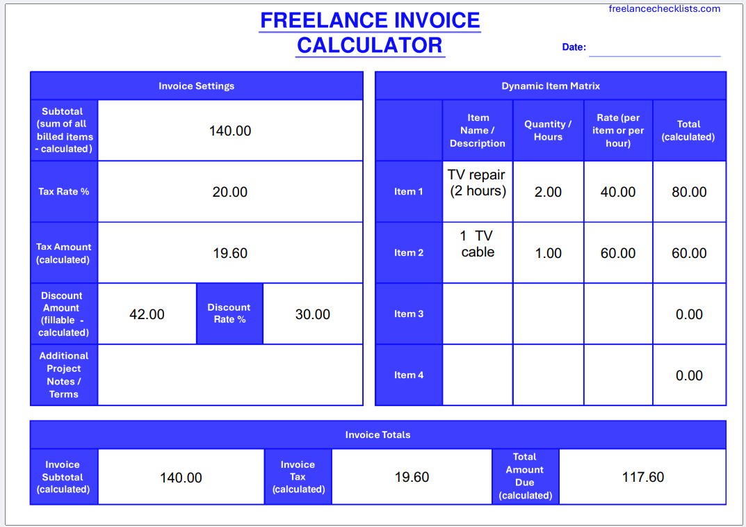 Freelance Invoice Calculator - Image 4