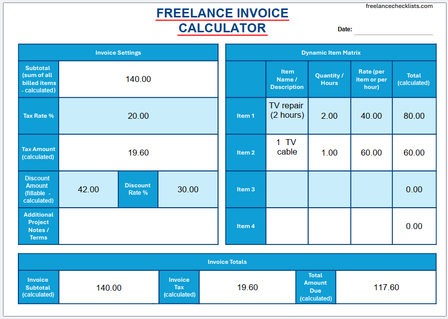 Freelance Invoice Calculator - Image 5