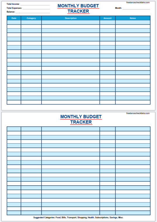 Monthly Budget Tracker - Image 4