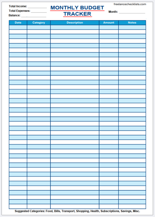 Monthly Budget Tracker - Image 9