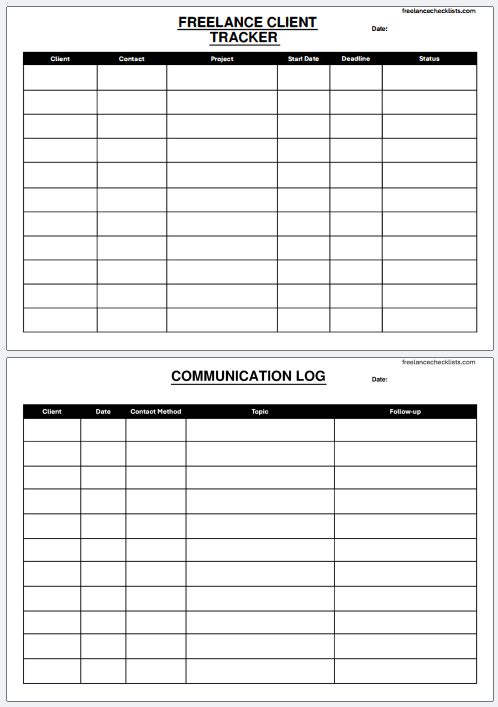 Freelance Client Tracker - Image 2