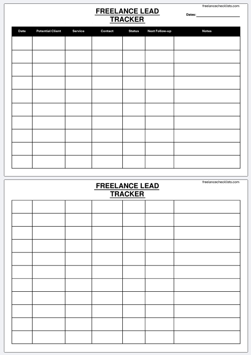 Freelance Lead Tracker - Image 2