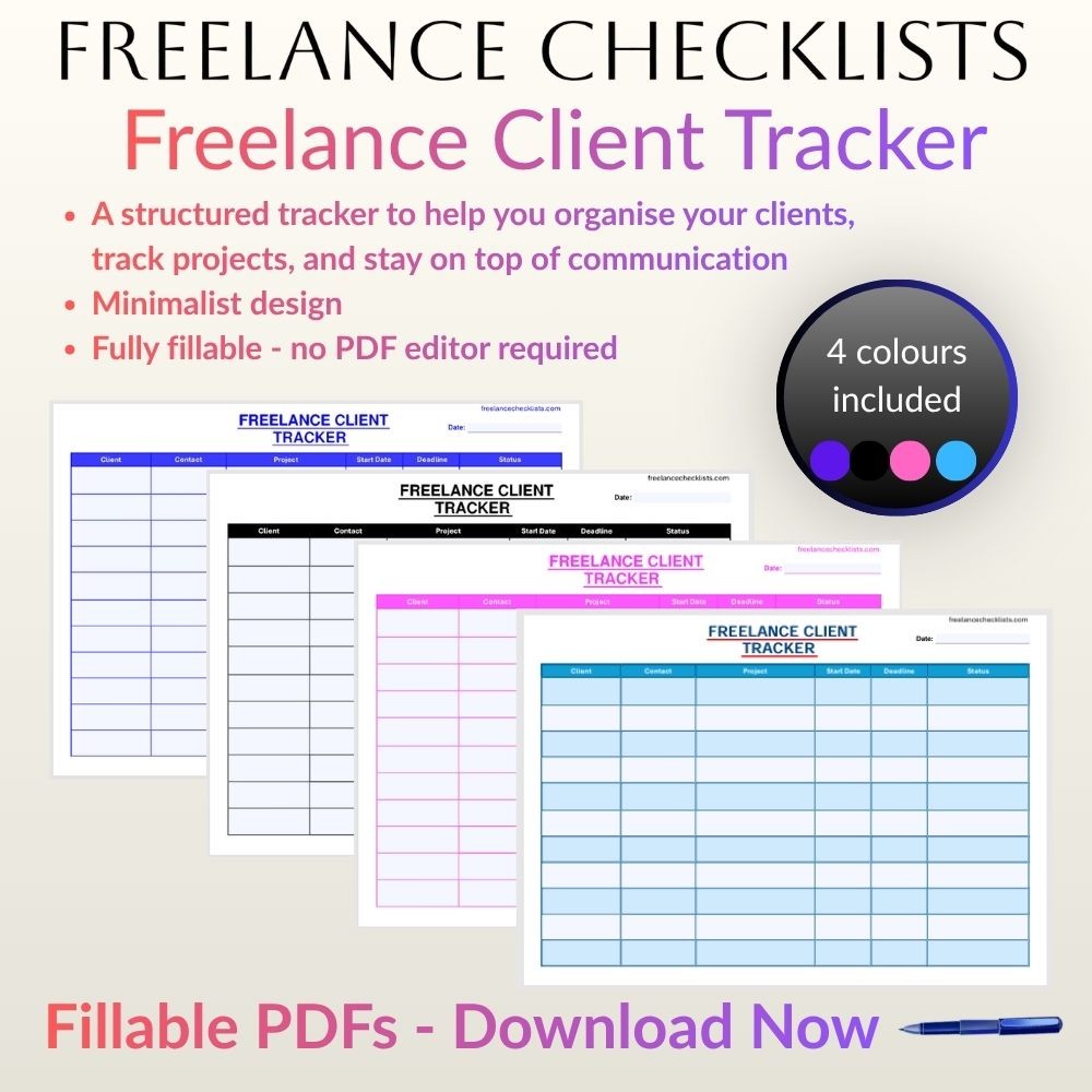 Freelance Client Tracker