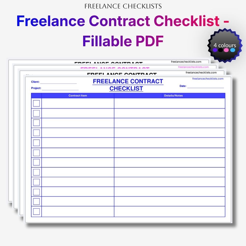 Freelance Contract Checklist