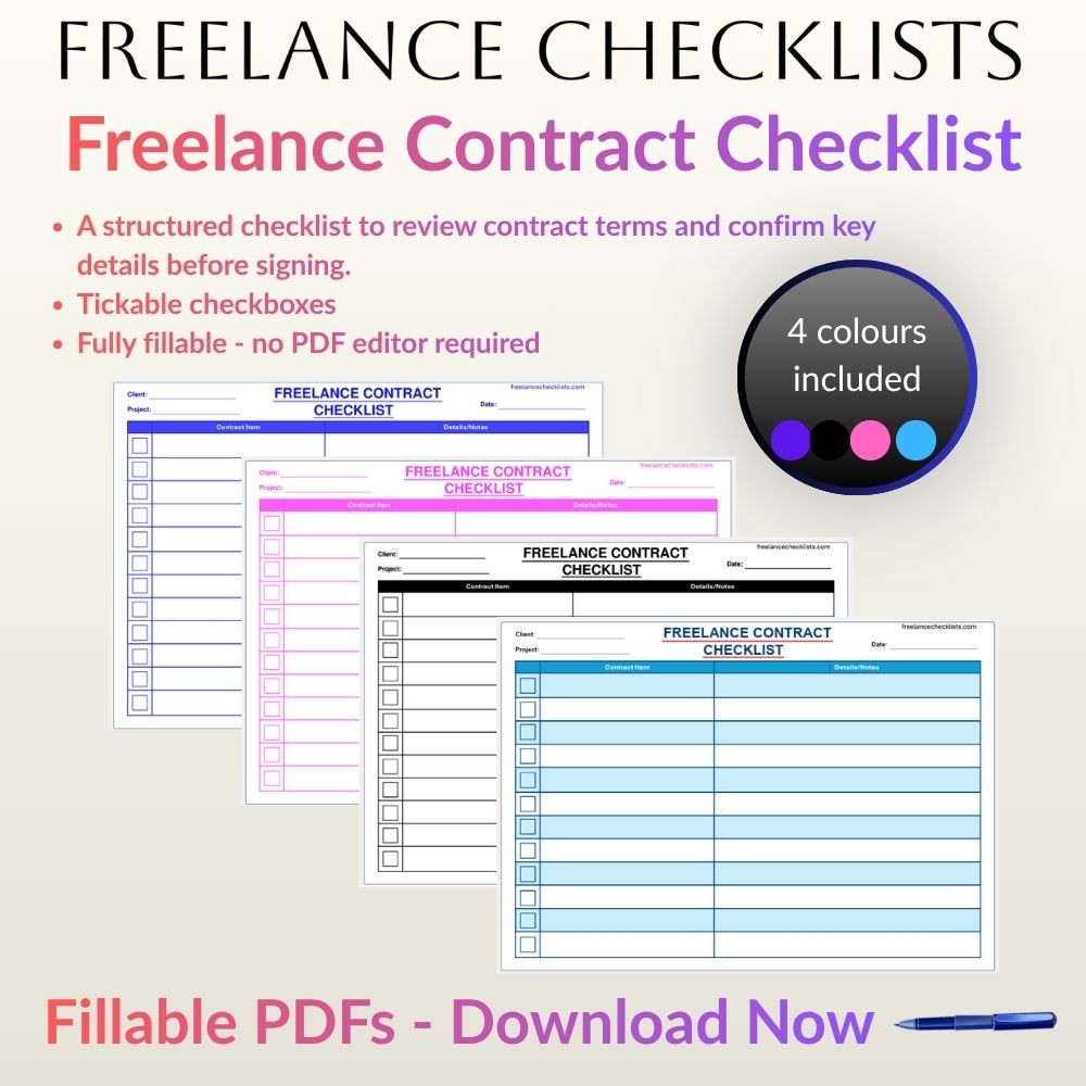 Freelance Contract Checklist