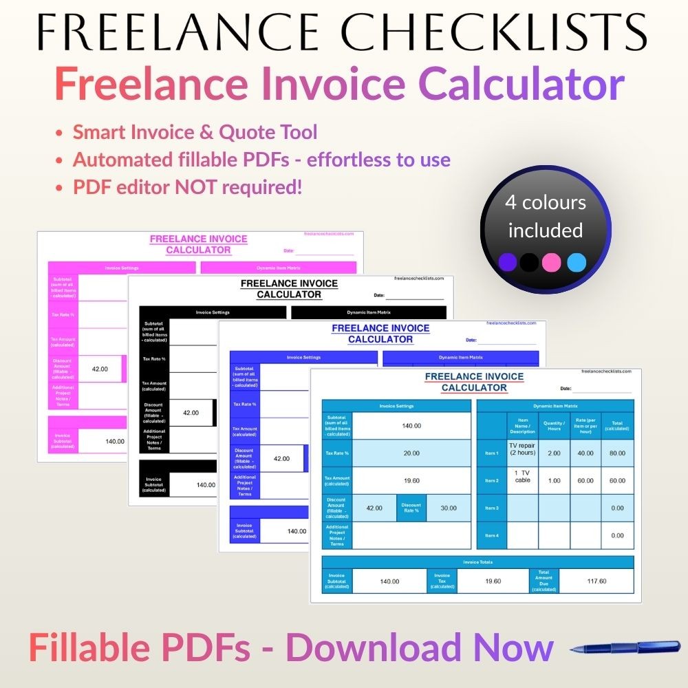 Freelance Invoice Calculator