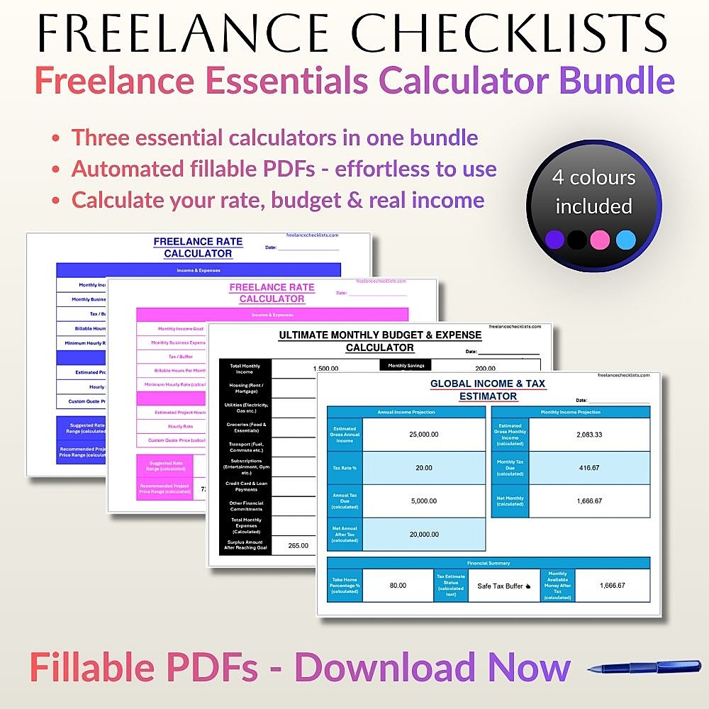 Freelance Essentials Calculator Bundle