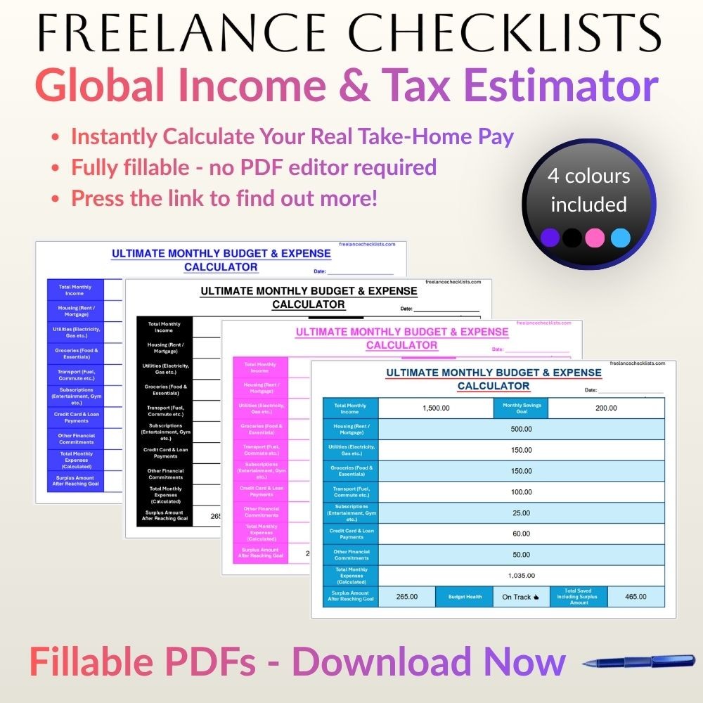 Global Income & Tax Estimator