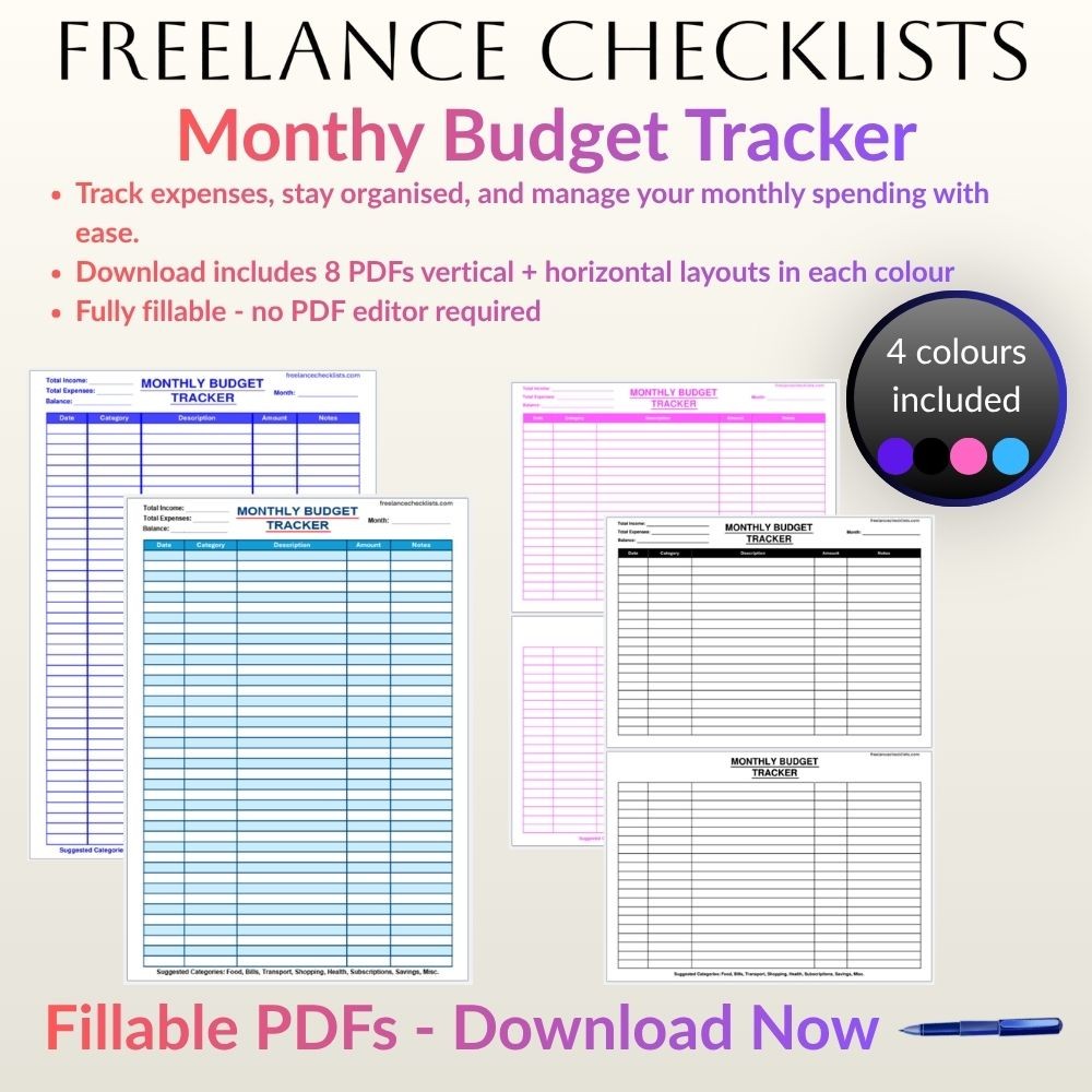 Monthly Budget Tracker