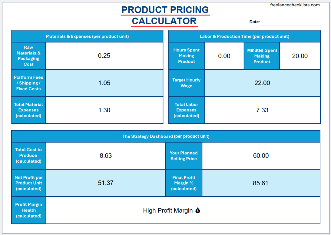 Product Pricing Calculator - Image 2