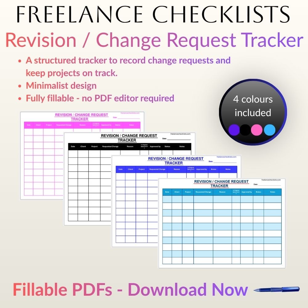 Revision / Change Request Tracker